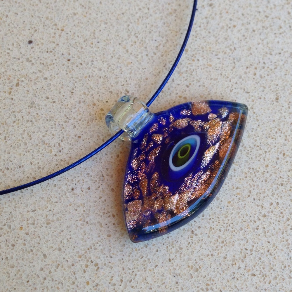 Blue Eye Pendant Necklace